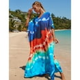 thumbnail image 6 of Sunforyou Plus Size Caftans Loungewear Kaftan Dresses Swimsuit Cover up Lightweight Moo Moos for Women, 6 of 6