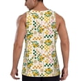 thumbnail image 3 of Fotbe Lemon Pattern Men's Quick Dry Workout Tank Top Gym Muscle Tee Fitness Bodybuilding Sleeveless T Shirt Breathable Workout Shirt-Medium, 3 of 9