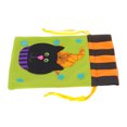 thumbnail image 4 of Bolsas De Golosinas De Halloween, Bolsa De Dulces De Truco O Trato, Bolso De Dulces De Halloween, Bolsa De Dulces De Halloween, Fieltro Para Halloween Para Fiesta Para El Hogar ZAQW gato negro verde, 4 of 8