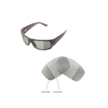 Walleva Transition/Photochromic Polarized Replacement Lenses for Maui Jim World Cup