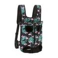 thumbnail image 2 of Bolsa de pecho Hebilla de seguridad incorporada Bolsa de transporte para perros y mascotas Mochila (pájaro verde M) Likrtyny Libre de BPA, 2 of 7