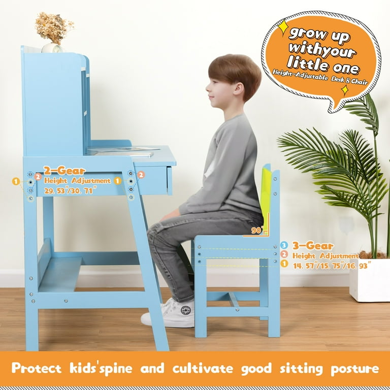 5 year old desk and chair sales