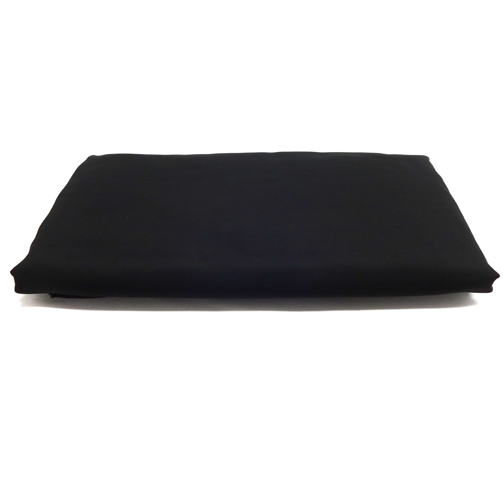 Shason Textile 60" x 3 yd 100% Polyester Chiffon Solid Craft Fabric, Black