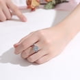 thumbnail image 6 of 0.8 Carat D Color VVS1 Moissanite Diamond Rings for Women, S925 Sterling Silver 18K Gold Plated Sunflower Engagement Rings for Women - Wedding Valentine's Day Birthday Gift with Certificate, 6 of 10