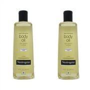 2 Pack Neutrogena Body Oil Fragrance Free Light Sesame Formula 8.5 Ounce