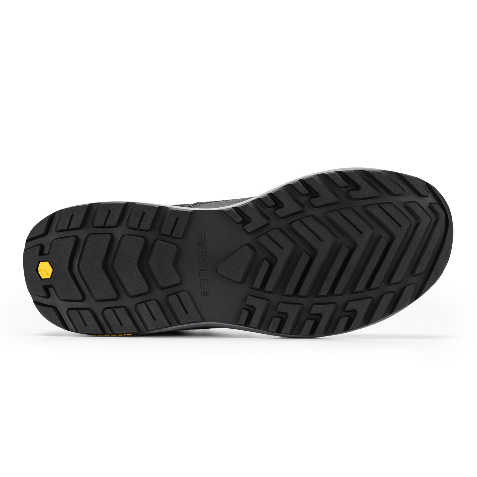 FitVille Men's Wide Boots Water-Resistant Outdoor Hiking Boots Slip-Resistant Breathable Shoes for Men with Arch Support