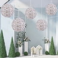 thumbnail image 4 of Linternas solares para exteriores con gancho colgante redondo impermeable para decoración navideña, 4 of 6