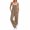 Khaki, variant on Avolia Women's Washed Denim Jumpsuit Sleeveless Wide Leg Casual Overalls Relaxed Fit Pant