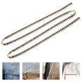 thumbnail image 2 of Shisuyan 5Set of Delicate Chain Rhinestones Trim for Sewing Black Glass Wedding Dress Making, 2 of 8
