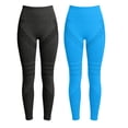 thumbnail image 3 of QGJZVUNL Butt Lifting Leggings for Women Tummy Control Fitness Clothing 2Pcs High Waisted Workout Yoga Pants Size L, 3 of 4