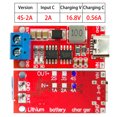 thumbnail image 3 of Step Up Boost Converter Module DC 3-6V Módulo de cargador de iones de litio Fuente de alimentación (4S 2A), 3 of 9