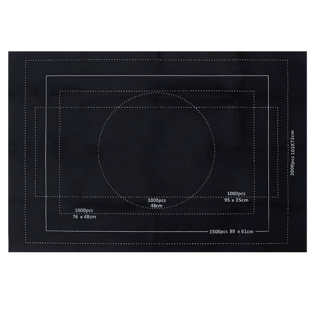 Rompecabezas Profesional Roll Mat Tapete De Fieltro Hasta 2000 Piezas Almacenamiento Rompecabezas Accesorio Speravity FN003223-01