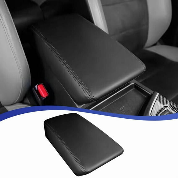 Black center console armrest cover car armrest box cover suitable for Ford Edge 2015-2020 car interior accessories