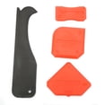 thumbnail image 2 of Kit de 4 herramientas para calafatear, pala para remover sellador de silicona, raspador de vidrio y cemento (rojo), 2 of 14
