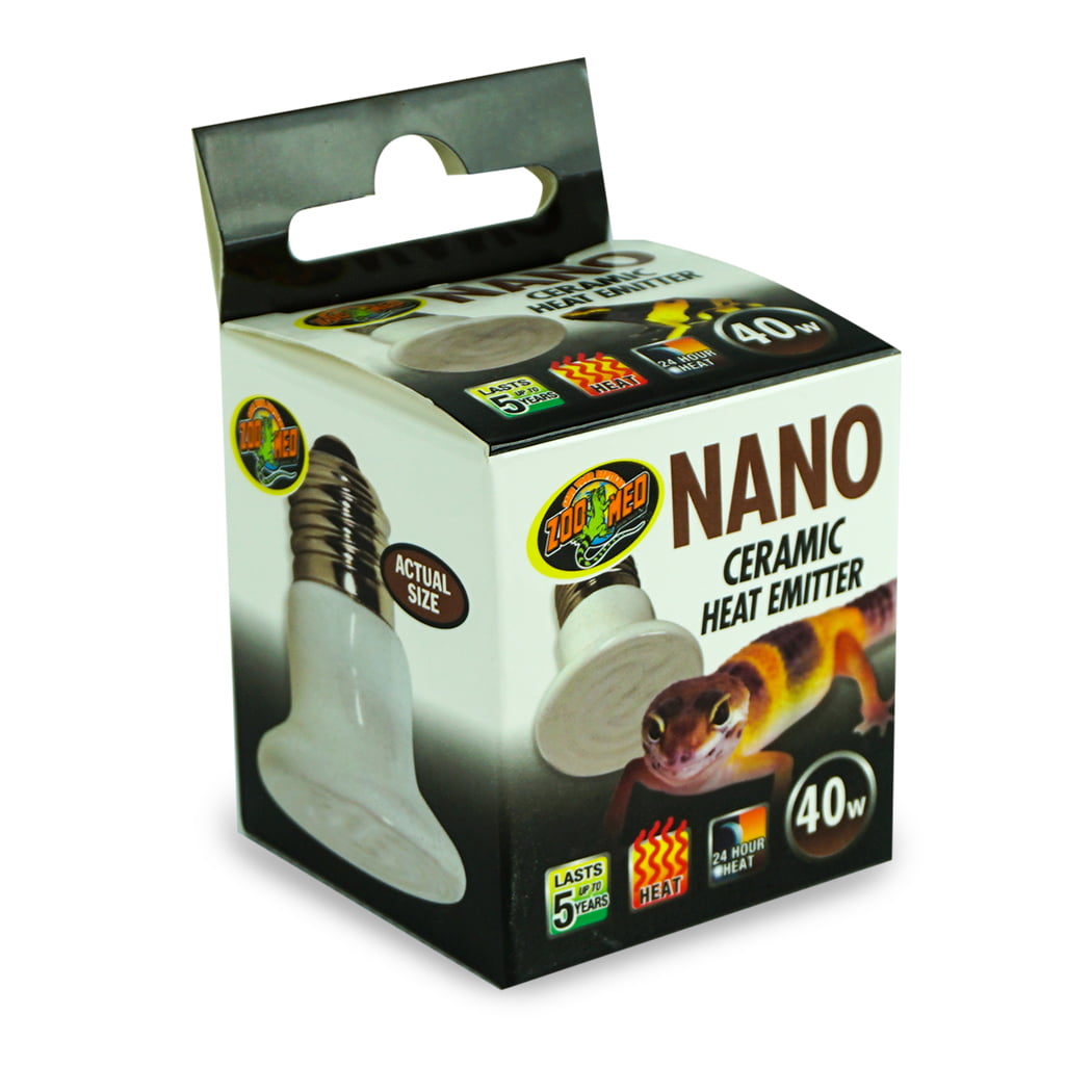 25 Watt 2 Pack Zoo Med Nano Ceramic Heat Emitter 