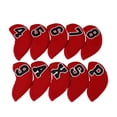 thumbnail image 2 of LOVIVER 10 Pieces Golf Iron Head Covers Golf Wedges Headcovers Neoprene Protection Guard, 2 of 8