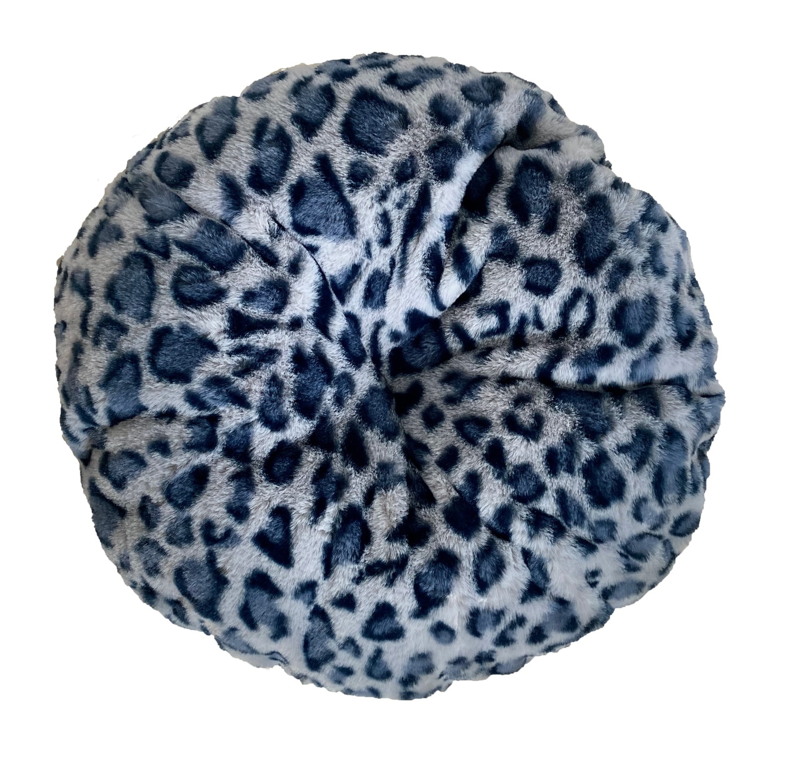 Precious Tails Luxury Leopard Print Crown-Shaped Bed for Small Dogs and Cats - Cozy, Stylish, and Plush Pet Bedding with Royal Design