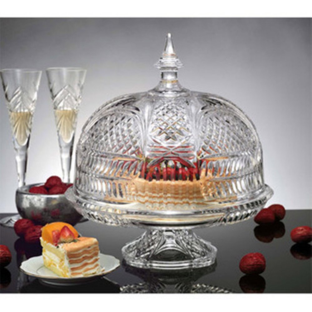 Godinger Lexington Footed Covered Cake Plate