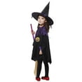 thumbnail image 5 of Gunia Halloween Toddler Girl Outfit Hallowmas Party Dress And Hat Outfits For Baby Girls,Black 3-4 Years, 5 of 8