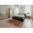 thumbnail image 5 of Ahgly Company Machine Washable Indoor Rectangle Traditional Rust Pink Area Rugs, 7' x 10', 5 of 7