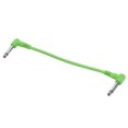 thumbnail image 1 of Unique Bargains Guitar Patch Cables 1/4 Inch TRS Right Angle Pedal Instrument Cable for Guitar Effect Pedal Board Green, 1 of 5