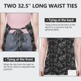 thumbnail image 6 of Pioneer Flower Floral Print Pattern Apron for Women and Men, Cotton Linen Waterproof with Pockets, Adjustable, 33x27 Inch for Kitchen, Gardening, BBQ, Salon, 6 of 6