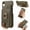 Armygreen, variant on TECH CIRCLE For iPhone XS/iPhone X Case with Card Holder,Slim Stand PU Leather Zipper Wallet Case with Rotation Ring Holder Shockproof Protective Case for Apple iPhone XS/iPhone X 5.8",Black