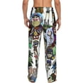 thumbnail image 3 of Gorillaz Noodle Music Men's Pajama Pants With Pockets Fashion Cozy Daily Lounge Sleep Pants Sleepwear Medium, 3 of 8