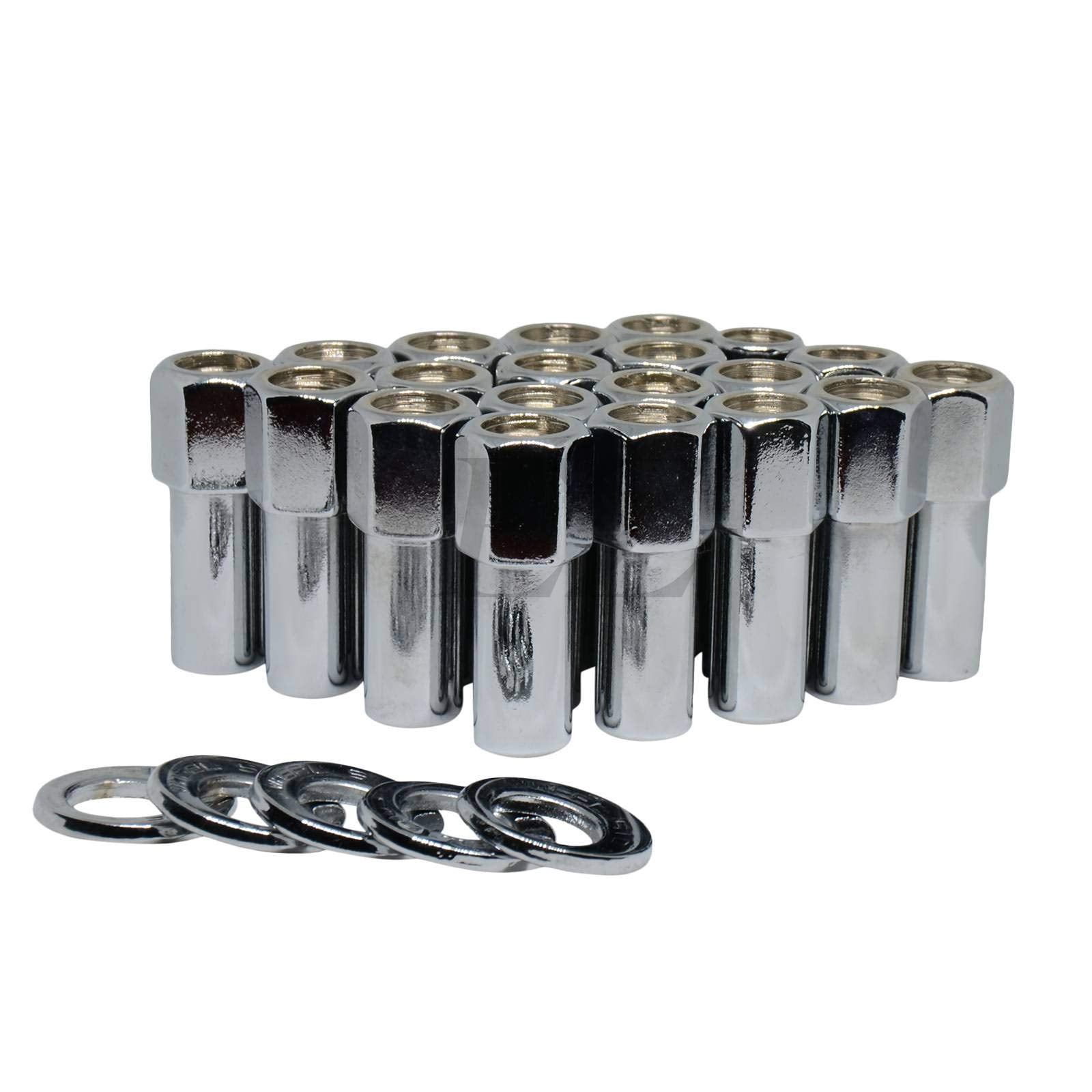 20-Pack Cragar SST Style Mag Lug Nuts – 12x1.5 With Offset Washers