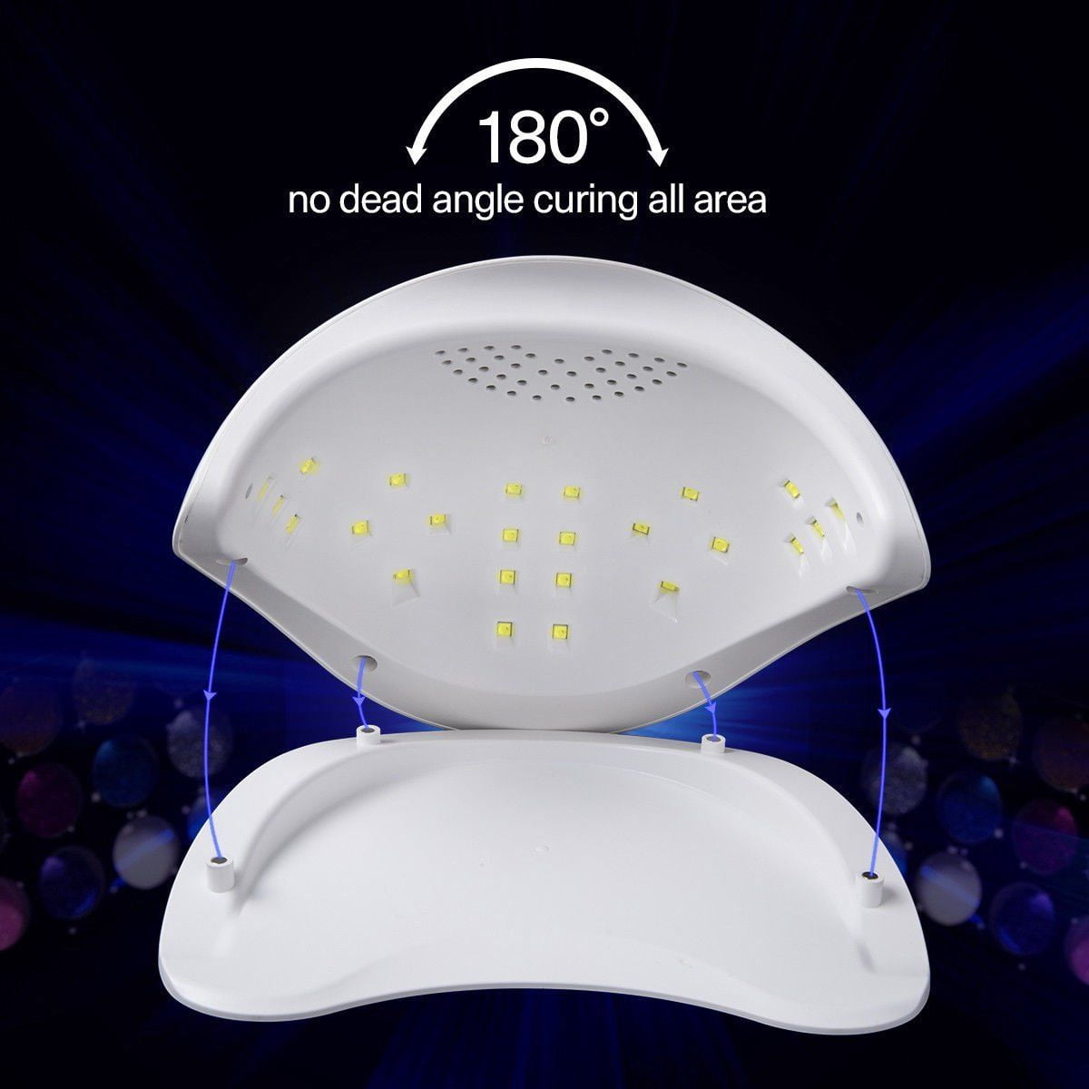 Tagital 48W LED UV Nail Lamp Light professional Curing Lamps for Fingernail & Toenail