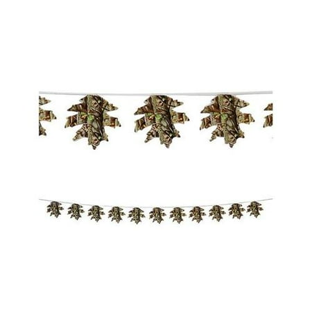 Next Camo 12ft. Leaf Banner Decoration (Each) - Party Supplies