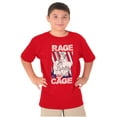 thumbnail image 4 of Street Fighter Vega Rage Cage USA Boys Kids T Shirt Tees Tops Teen Brisco Brands XS, 4 of 6