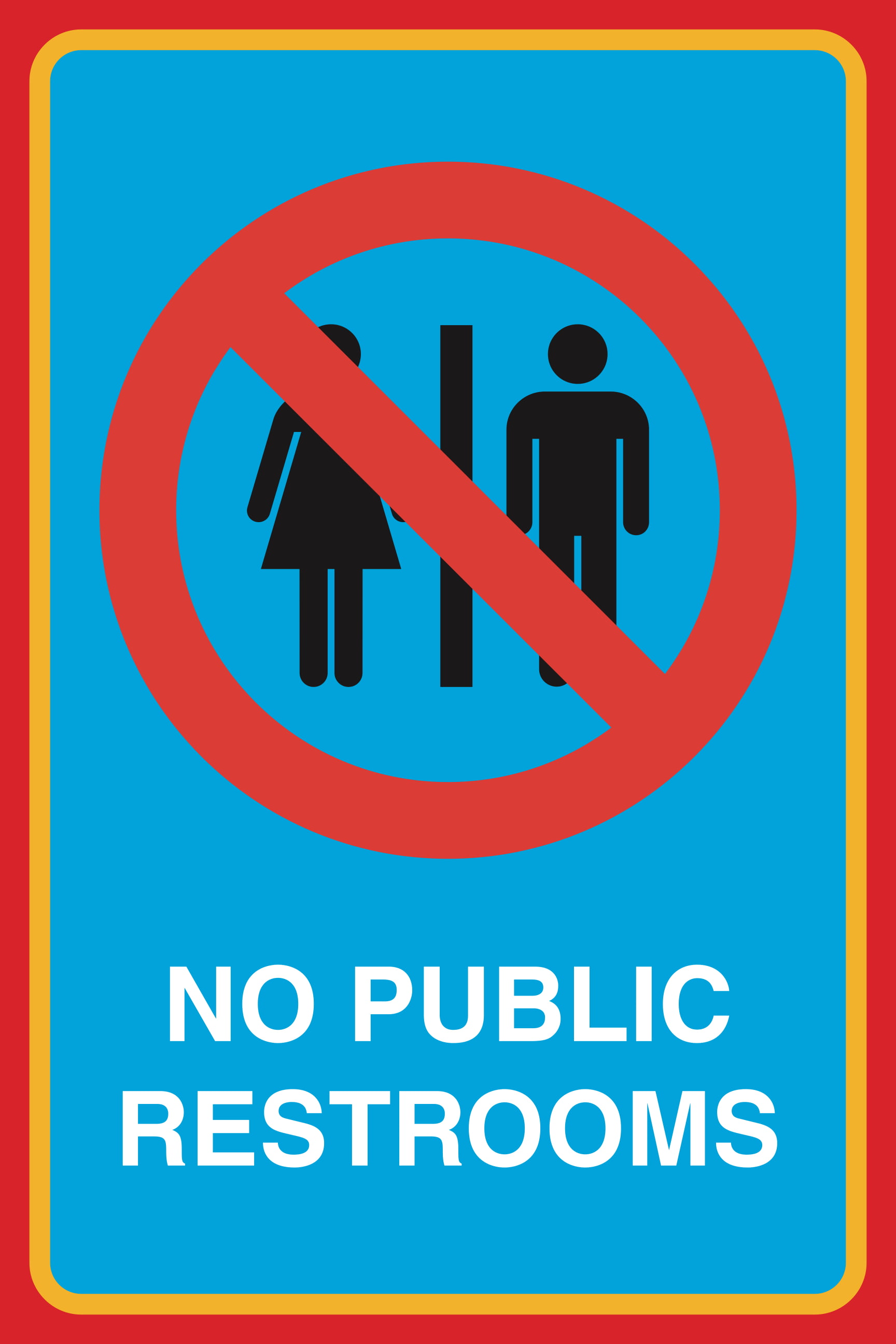No Public Restroom Sign Printable That are Epic Russell Website.