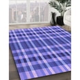 thumbnail image 3 of Ahgly Company Machine Washable Indoor Rectangle Transitional Purple Mimosa Purple Area Rugs, 7' x 10', 3 of 7