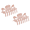 Blush Pink, variant on Parcelona French Classic Small 2.5" Celluloid Set of 2 Jaw Hair Claws for Women (BlushPinkandTortoiseShell)