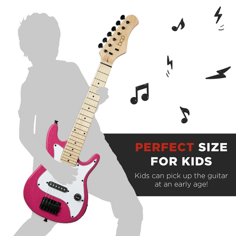 Best Choice 30in Mini Child's Electric Guitar Starter Kit w