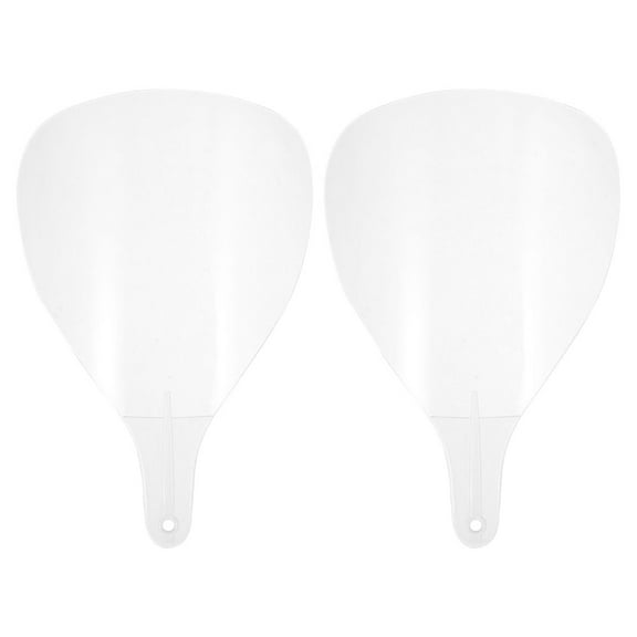 JMXIANG 2pcs Shield For Hair Spray Hair Color Facial Mask Plate Barber Facial Mask Shield Facial Mask Hair Cut Facial Cover Hair Cutting Mask