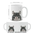 thumbnail image 4 of WIRESTER 11 Oz Ceramic Tea Cup Coffee Mug, Gray Chinchilla, 4 of 7