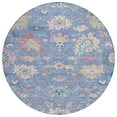 thumbnail image 2 of Addison Rugs Chantille Indoor/Outdoor Transitional Global Blue Washable Round Rug, 8' x 8', 2 of 6