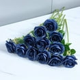 Artificial Flowers,12pcs Silk Rose Flower Fake Roses Realistic Silk