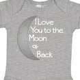 thumbnail image 4 of Inktastic I Love You to the Moon & Back. Boys or Girls Baby Bodysuit, 4 of 5