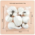 thumbnail image 6 of Cathery Assorted Sizes White Artificial Pumpkins Faux Foam Harvest Pumpkins Decorations for Halloween Fall Thanksgiving, 6 of 8