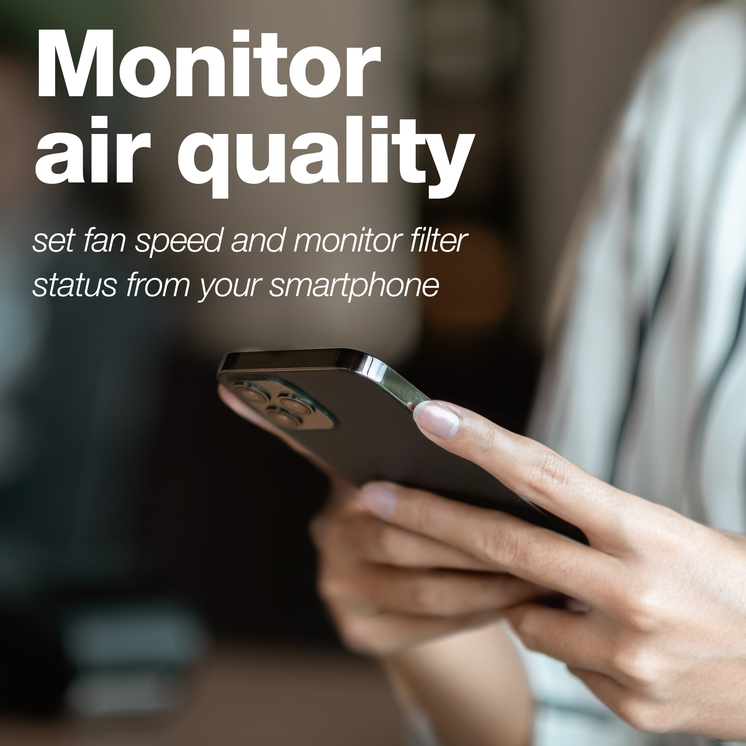 IQAir HealthPro Plus XE Air Purifier - Smart HyperHEPA Filtration for Large Rooms up to 1125 sq ft - Smoke, Dust, Pet Dander, Swiss Made, WiFi Enabled