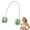 Green, variant on Personal Cooling Fan Wearable, Rechargeable Hands Wearable Personal Fan, Flexible Portable Neck Cooling Device for Travel Work Makeup Outdoor Use