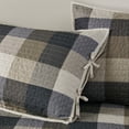 thumbnail image 3 of 6 Piece Reversible Plaid Daybed Cover Set Neutral Daybed, 3 of 7