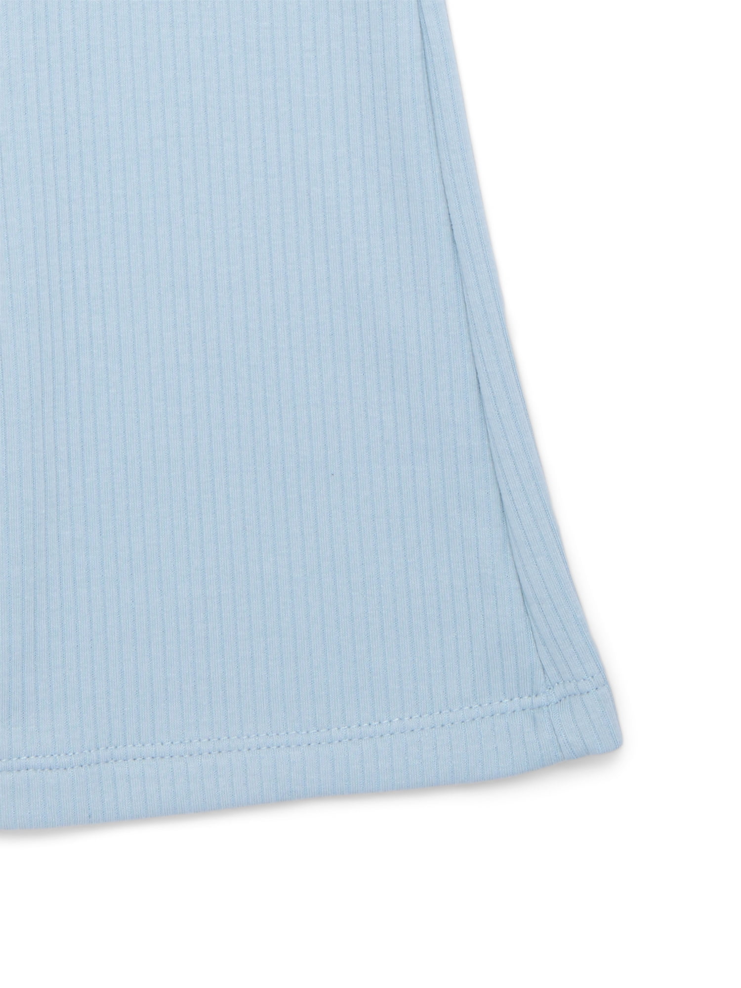 Wonder Nation Little Girls Ribbed Plush Flare Leggings, Sizes 4-10