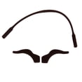 thumbnail image 1 of Correa de Banda de Silicona Gafas de Sol de Los \ 's + Contra El Titular de Los Ganchos Del Oído Deslizamiento de Café Macarena none, 1 of 8