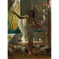 thumbnail image 3 of Edward John Poynter 19x24 Black Modern Framed Museum Art Print Titled - Feeding the Sacred Ibis in the Halls of Karnac, 3 of 5