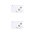 thumbnail image 3 of Maytalsory 1/2/3/5 50pack/lot Add Touch Of Class With Wedding Elegant Name Cards Smooth Surface white 2PCS, 3 of 6