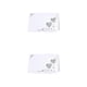 thumbnail image 4 of Naiovety 50 paquete/lote personalizar decoraciones de con corazón hueco nombre lugar tarjetas boda nombre tarjetas blanco blanco 2Conjunto, 4 of 6